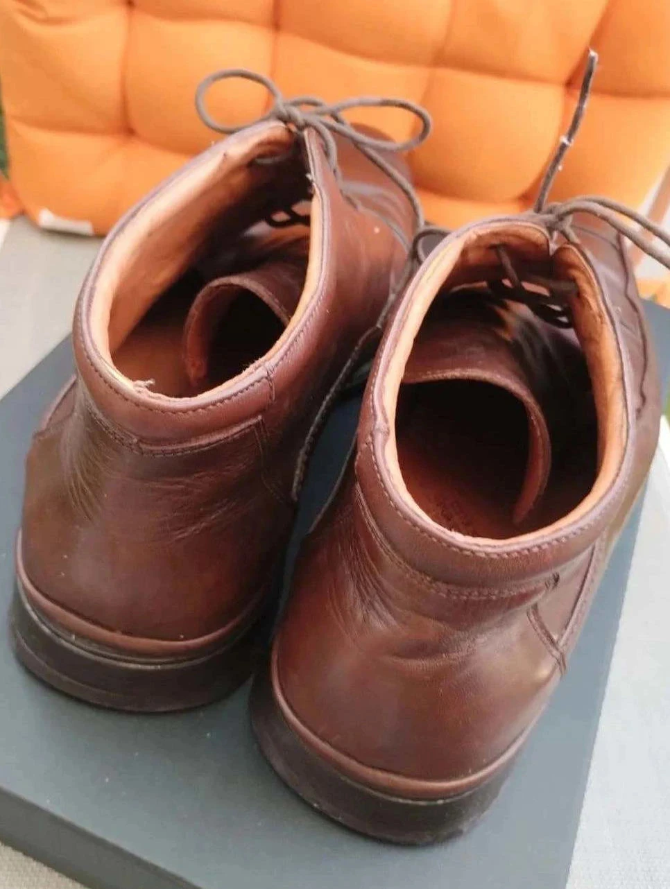 Botins masculinos marrons, todo em couro, Fluchos, P44 – photo 6